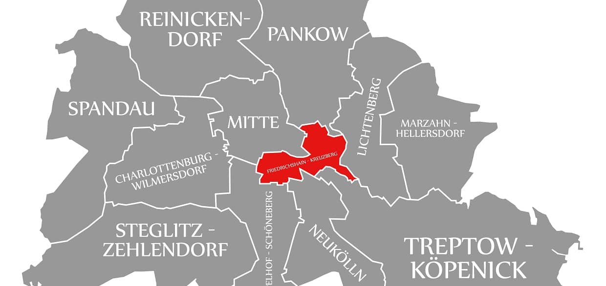 Berliner Bezirke, 12 Stadtbezirke, Ortsteile & Kieze in Berlin