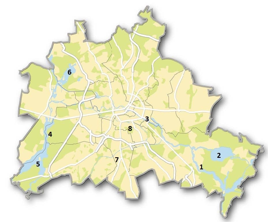 Flüsse in Berlin - Welcher Fluss durch Berlin fließt?