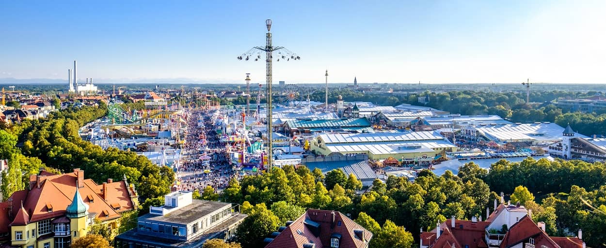 Oktoberfest auf der Theresienwiese in München